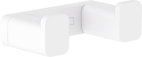 Cuier baie dublu Hansgrohe AddStoris  alb mat