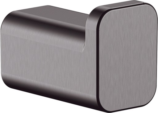 Cuier baie Hansgrohe AddStoris  negru periat