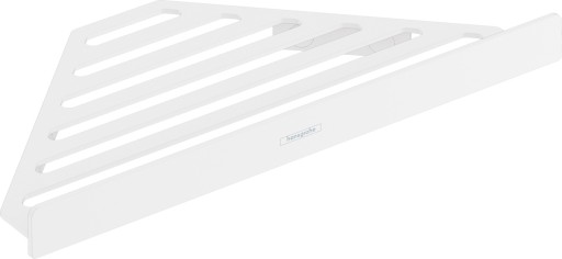 Etajera de colt Hansgrohe AddStoris  alb mat