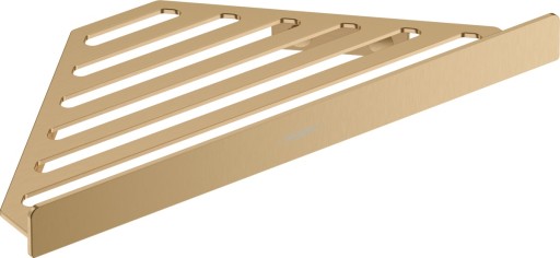 Etajera de colt Hansgrohe AddStoris  bronz periat