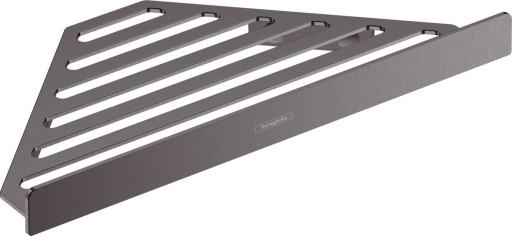 Etajera de colt Hansgrohe AddStoris  negru periat