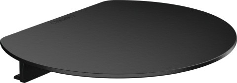 Raft Hansgrohe WallStoris cu fixare pe bara suport  negru mat