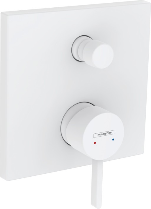 Baterie cada - dus Hansgrohe Finoris montaj incastrat  necesita corp ingropat  alb mat
