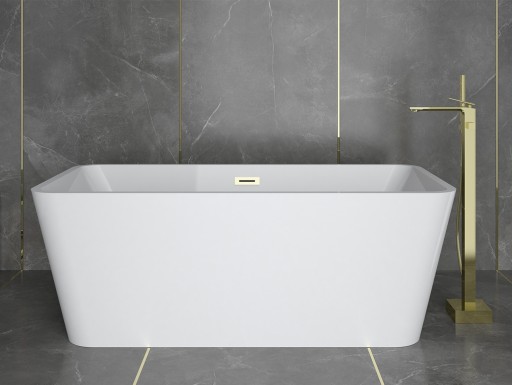 Cada freestanding Besco Evita 160x80cm alba