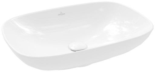 Lavoar tip bol Villeroy&Boch Loop&Friends 56x38cm cu preaplin  material TitanCeram  montare pe blat