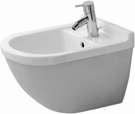 Bideu suspendat Duravit Starck 3  54x36cm  prinderi ascunse