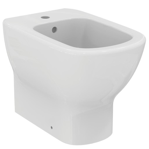 Bideu pe pardoseala Ideal Standard Tesi back-to-wall  alb