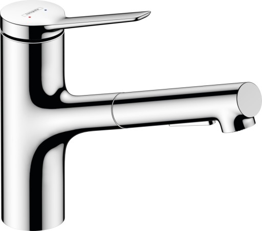 Baterie bucatarie Hansgrohe Zesis M33 150  dus extractibil cu 2 tipuri de  jet  crom