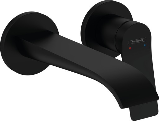 Baterie lavoar Hansgrohe Vivenis cu pipa 192mm  montaj incastrat  necesita corp ingropat  negru mat