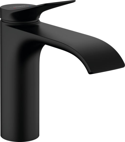 Baterie lavoar Hansgrohe Vivenis 110  ventil pop-up  negru mat