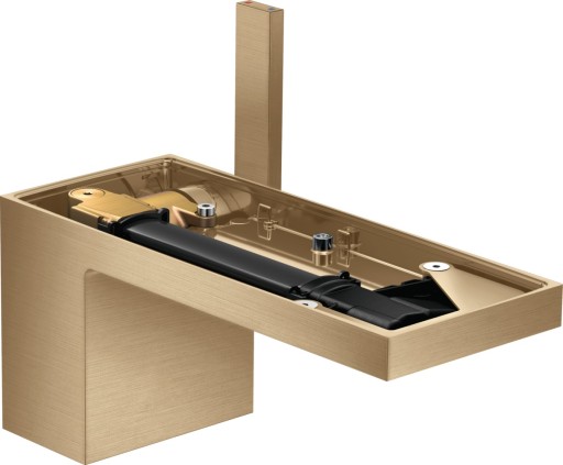 Baterie lavoar Axor MyEdition 70  ventil push-open  fara placa superioara  bronz periat