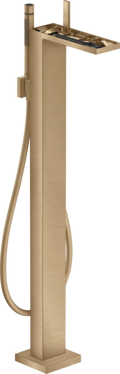 Baterie cada cu montaj pe pardoseala Axor MyEdition fara placa superioara  necesita corp ingropat  bronz periat