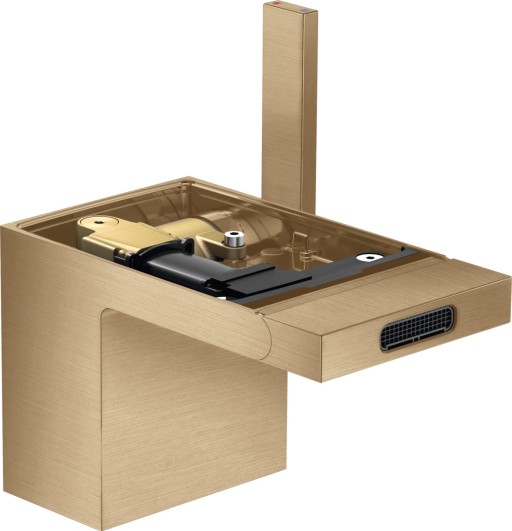 Baterie bideu Axor MyEdition  ventil push-open  fara placa superioara  bronz periat