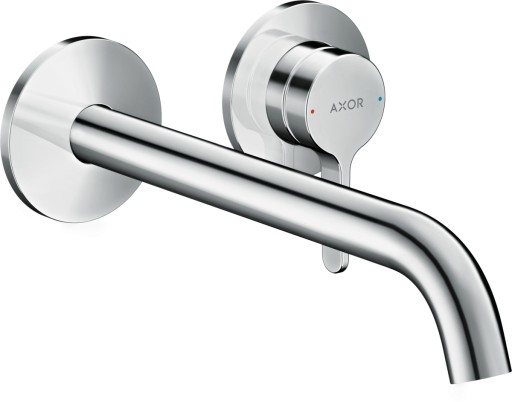 Baterie lavoar Axor ONE cu pipa 220mm  din 2 elemente  necesita corp ingropat  crom
