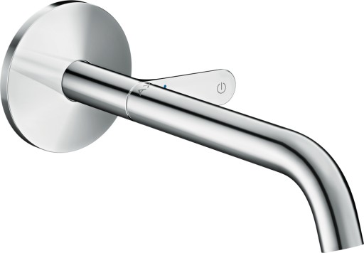 Baterie lavoar Axor ONE Select cu pipa 220mm  montaj incastrat  necesita corp ingropat  crom
