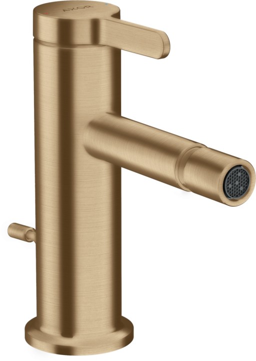 Baterie bideu Axor ONE  ventil pop-up  bronz periat