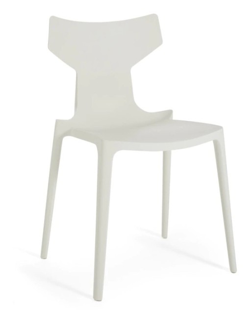 Set 2 scaune Kartell Re-Chair design Antonio Citterio  alb