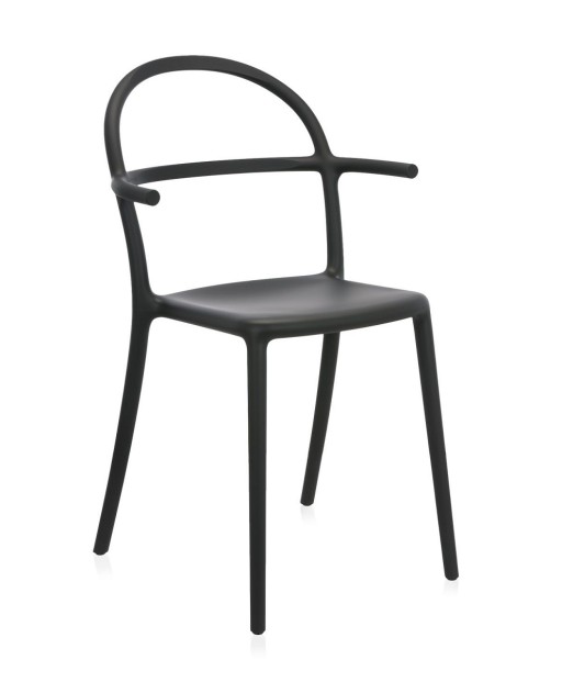 Set 2 scaune Kartell Generic C design Philippe Stark  negru mat
