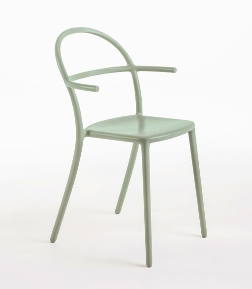 Set 2 scaune Kartell Generic C design Philippe Stark  verde mat