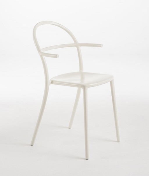Set 2 scaune Kartell Generic C design Philippe Stark  alb mat