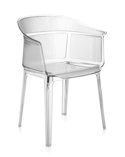 Set 2 scaune Kartell Papyrus design Ronan & Erwan Bouroullec  transparent