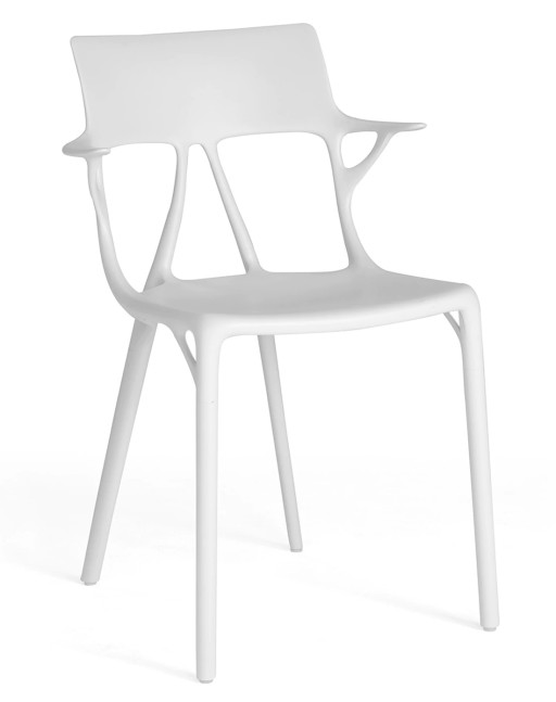 Set 2 scaune Kartell A.I. design Philippe Starck  alb