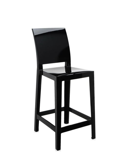 Set 2 scaune inalte Kartell One More Please design Philippe Starck  65cm  negru
