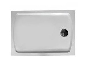 Cadita de dus dreptunghiulara Huppe StreamLine acril  80x120cm slim