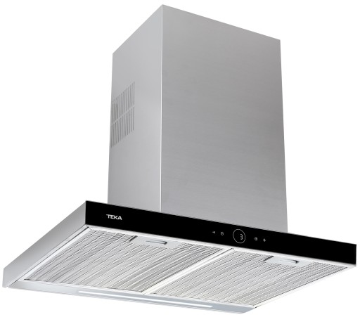 Hota decorativa Teka DLH 686 T ultraslim  60cm  3 trepte + intensiv  920 mc/h Free Outlet  Inox - cristal negru