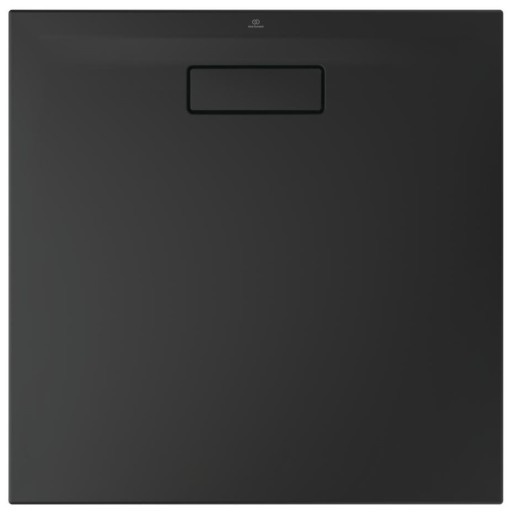 Cadita de dus joasa patrata Ideal Standard Ultra Flat New 80x80cm acril  negru mat