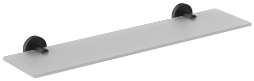 Etajera sticla Ideal Standard 52 cm  colectia IOM negru mat