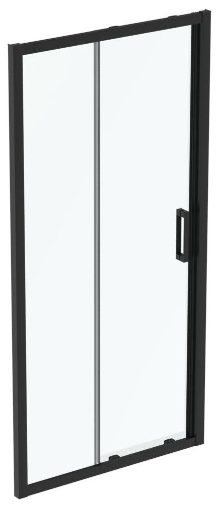 Usa de nisa culisanta Ideal Standard Connect 2 100cm  sticla 6mm tratata IdealClean  profil negru mat