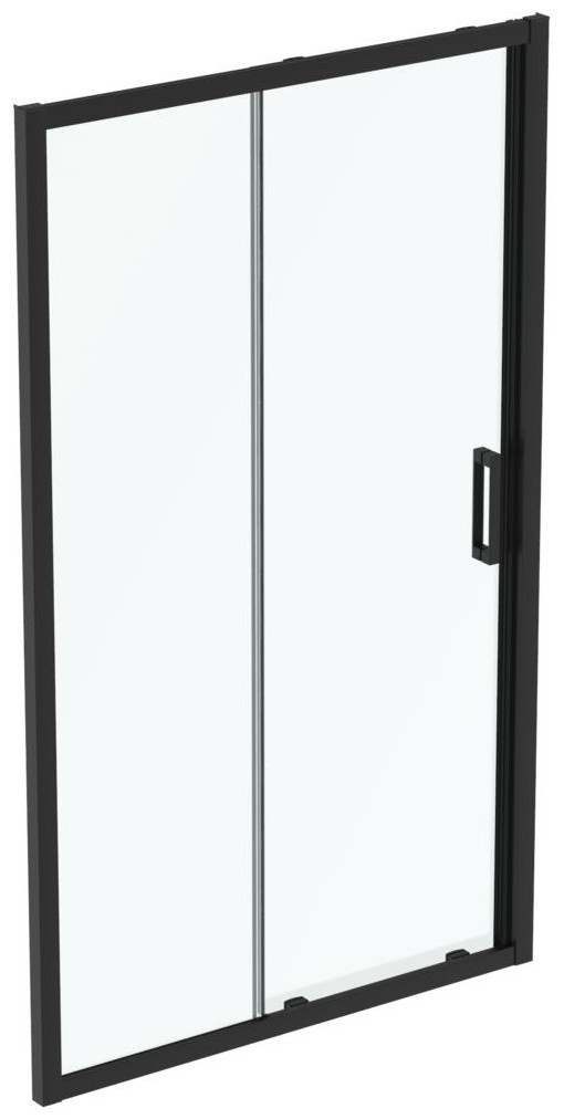 Usa de nisa culisanta Ideal Standard Connect 2 120cm  sticla 6mm tratata IdealClean  profil negru mat
