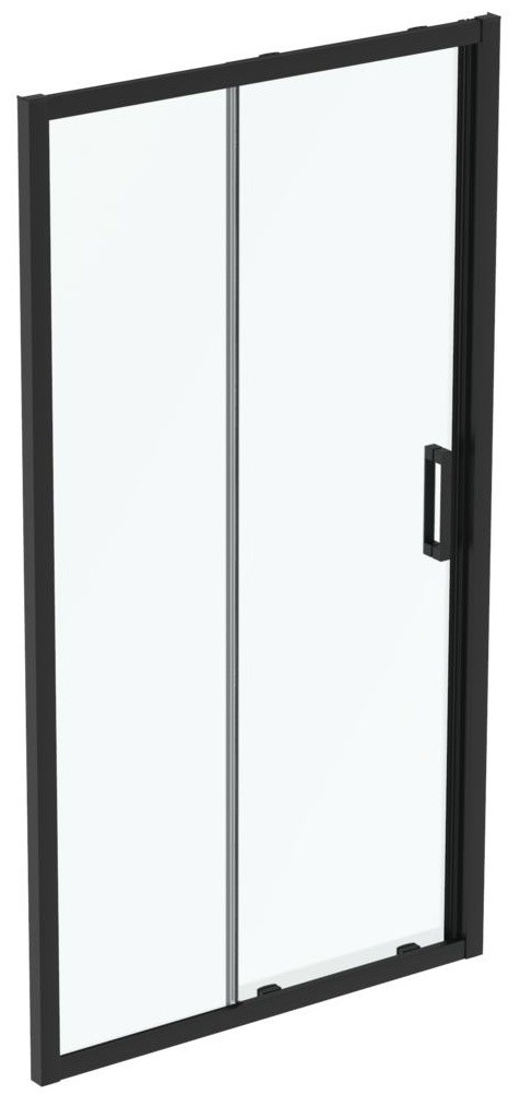 Usa de nisa culisanta Ideal Standard Connect 2 110cm  sticla 6mm tratata IdealClean  profil negru mat