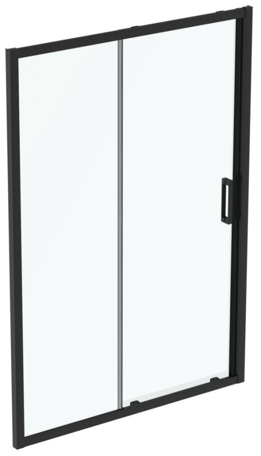 Usa de nisa culisanta Ideal Standard Connect 2 140cm  sticla 6mm tratata IdealClean  profil negru mat