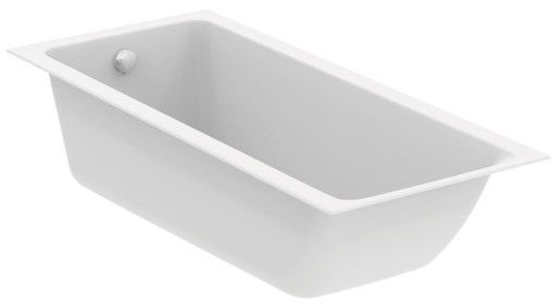 Cada baie rectangulara Ideal Standard Connect Air Slim 170x75cm  acril alb mat