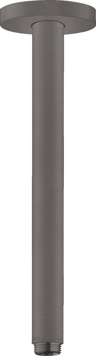 Brat de dus Hansgrohe S cu montare pe tavan  30cm  negru periat