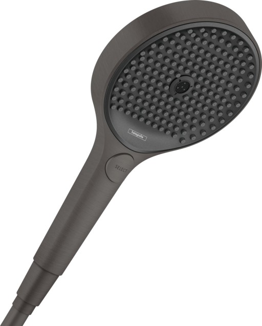 Para de dus Hansgrohe Rainfinity 130  3 tipuri de jet  negru periat