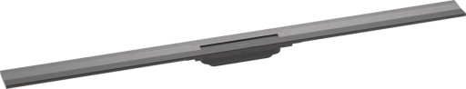 Capac rigola de pardoseala Hansgrohe RainDrain Flex 120cm  montaj la perete  negru periat