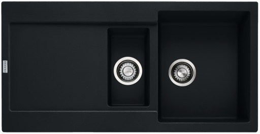 Chiuveta bucatarie Franke Maris MRG 651 reversibila  970x500mm  tehnologie Sanitized  fragranite  Matte Black