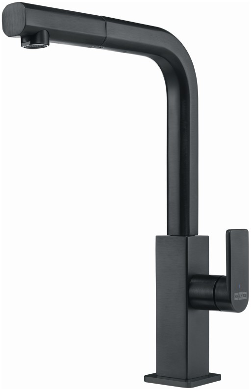 Baterie bucatarie Franke Mythos cu pipa extractabila  Industrial Black