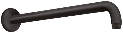 Brat de perete Hansgrohe 389 mm  negru mat