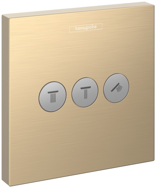 Divertor Hansgrohe Shower Select pentru 3 consumatori  necesita corp ingropat  bronz periat