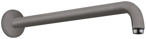 Brat de perete Hansgrohe 389 mm  negru periat