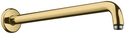 Brat de perete Hansgrohe 389 mm  gold optic lustruit