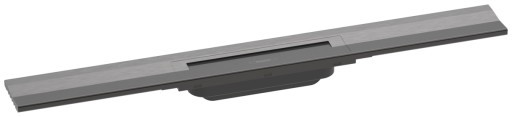 Capac rigola de pardoseala Hansgrohe RainDrain Flex 70cm  montaj la perete  negru periat