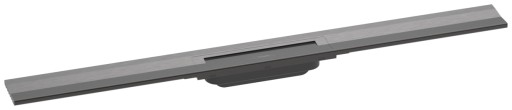 Capac rigola de pardoseala Hansgrohe RainDrain Flex 90cm  montaj la perete  negru periat