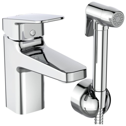 Baterie lavoar Ideal Standard Ceraplan 75 cu dus tip bideu pentru igiena intima  fara ventil