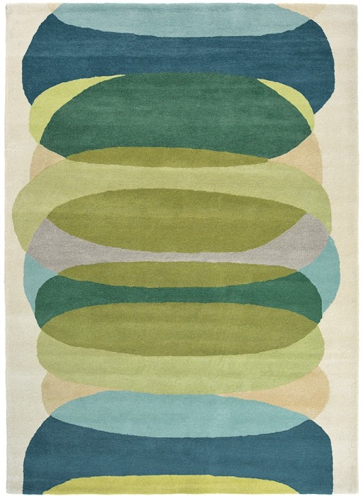 Covor Harlequin Elliptic  170x240cm  140307 verde Emerald