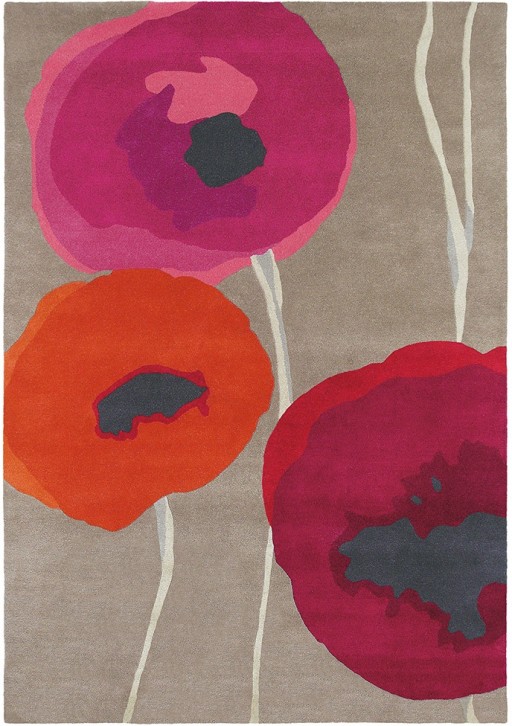 Covor Sanderson Poppies  140x200cm  45700 rosu-orange